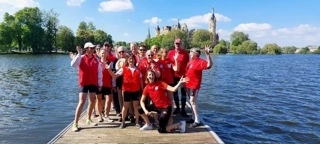 Ruderboote der FRGS auf dem Schweriner See 2024